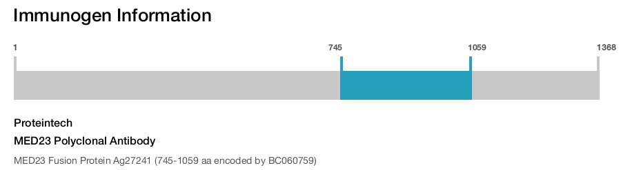 MED23 Polyclonal Antibody