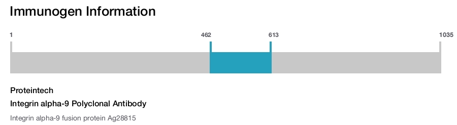 Integrin alpha-9 Polyclonal Antibody