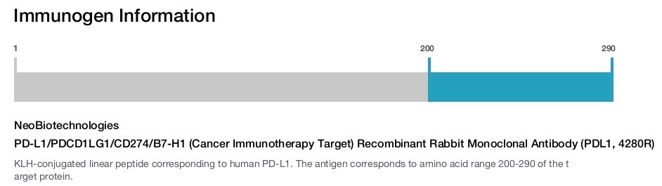 PD-L1/PDCD1LG1/CD274/B7-H1 (Cancer Immunotherapy Target) Recombinant Rabbit Monoclonal Antibody (PDL1, 4280R)