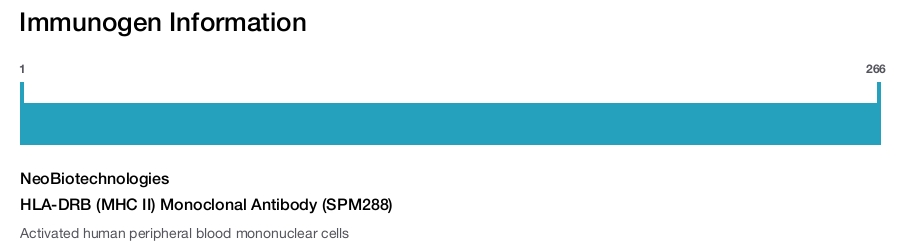 HLA-DRB (MHC II) Monoclonal Antibody (SPM288)