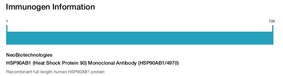 HSP90AB1 (Heat Shock Protein 90) Monoclonal Antibody (HSP90AB1/4970)