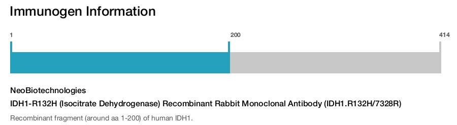 IDH1-R132H (Isocitrate Dehydrogenase) Recombinant Rabbit Monoclonal Antibody (IDH1.R132H/7328R)