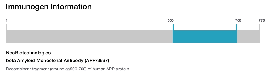 beta Amyloid Monoclonal Antibody (APP/3667)