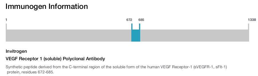 VEGF Receptor 1 (soluble) Polyclonal Antibody