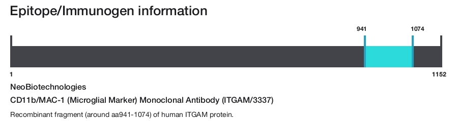 CD11b/MAC-1 (Microglial Marker) Monoclonal Antibody (ITGAM/3337)