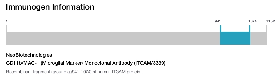 CD11b/MAC-1 (Microglial Marker) Monoclonal Antibody (ITGAM/3339)