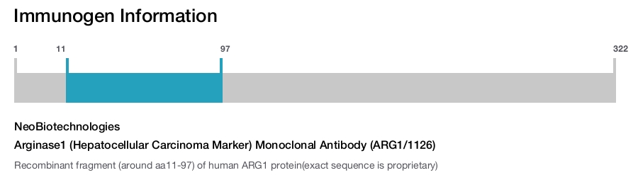 Arginase1 (Hepatocellular Carcinoma Marker) Monoclonal Antibody (ARG1/1126)