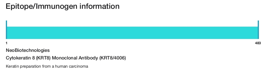 Cytokeratin 8 (KRT8) Monoclonal Antibody (KRT8/4006)