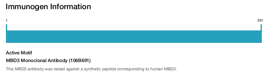 MBD3 Monoclonal Antibody (106B691)