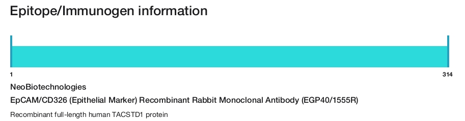 EpCAM/CD326 (Epithelial Marker) Recombinant Rabbit Monoclonal Antibody (EGP40/1555R)