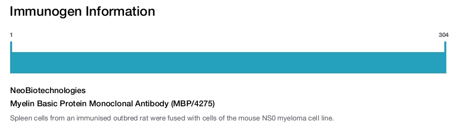 Myelin Basic Protein Monoclonal Antibody (MBP/4275)