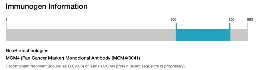 MCM4 (Pan Cancer Marker) Monoclonal Antibody (MCM4/3041)