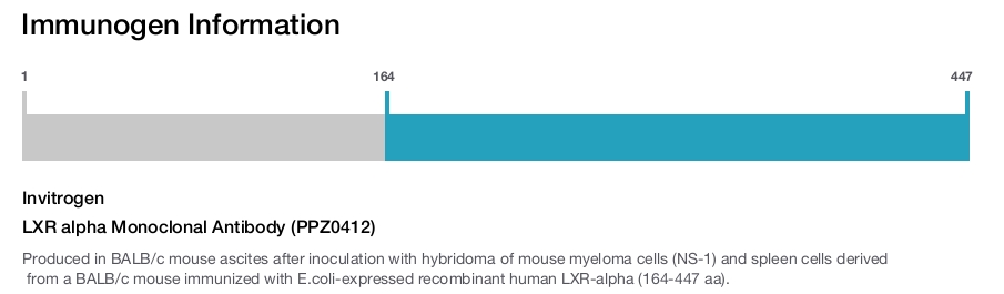 LXR alpha Monoclonal Antibody (PPZ0412)