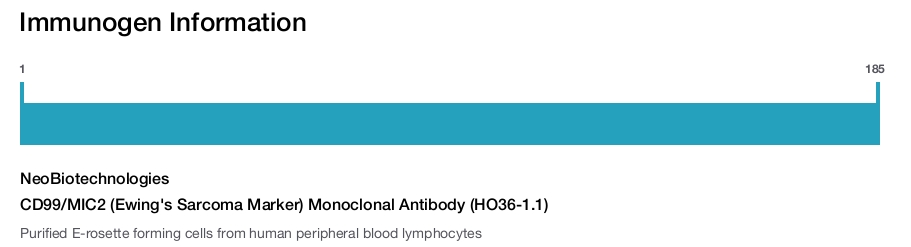 CD99/MIC2 (Ewing's Sarcoma Marker) Monoclonal Antibody (HO36-1.1)