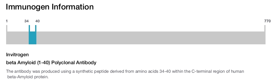 beta Amyloid (1-40) Polyclonal Antibody
