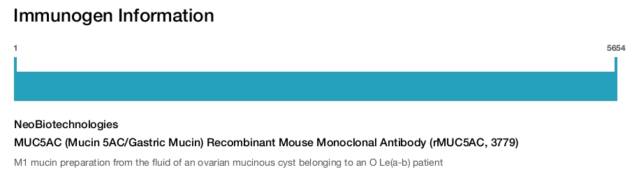 MUC5AC (Mucin 5AC/Gastric Mucin) Recombinant Mouse Monoclonal Antibody (rMUC5AC, 3779)