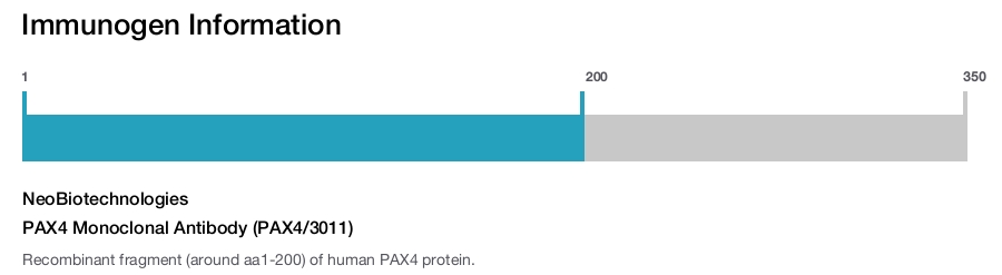 PAX4 Monoclonal Antibody (PAX4/3011)