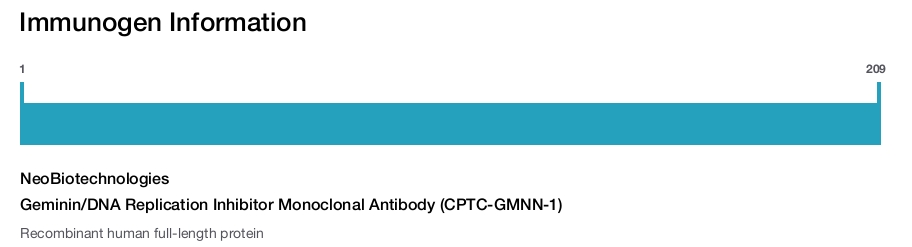 Geminin/DNA Replication Inhibitor Monoclonal Antibody (CPTC-GMNN-1)