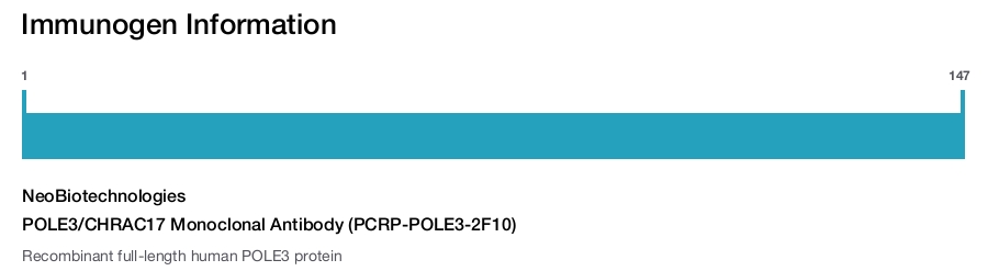 POLE3/CHRAC17 Monoclonal Antibody (PCRP-POLE3-2F10)