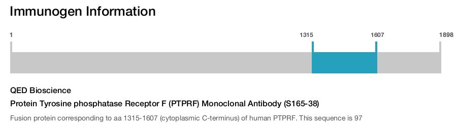 Protein Tyrosine phosphatase Receptor F (PTPRF) Monoclonal Antibody (S165-38)