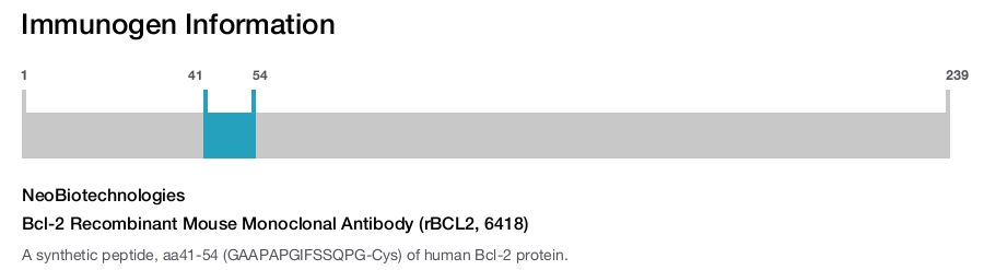 Bcl-2 Recombinant Mouse Monoclonal Antibody (rBCL2, 6418)