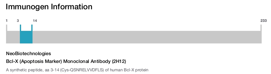 Bcl-X (Apoptosis Marker) Monoclonal Antibody (2H12)