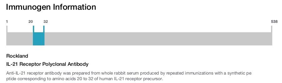 IL-21 Receptor Polyclonal Antibody