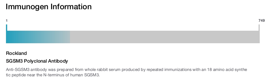 SGSM3 Polyclonal Antibody