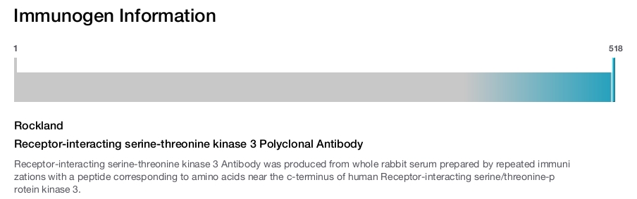 Receptor-interacting serine-threonine kinase 3 Polyclonal Antibody