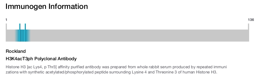 H3K4acT3ph Polyclonal Antibody