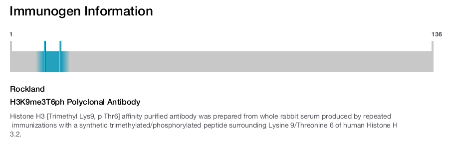 H3K9me3T6ph Polyclonal Antibody