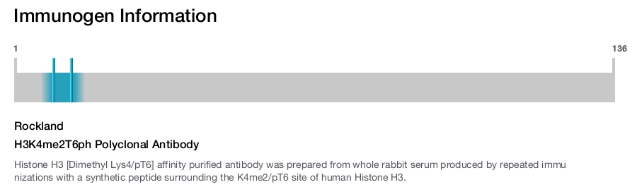 H3K4me2T6ph Polyclonal Antibody