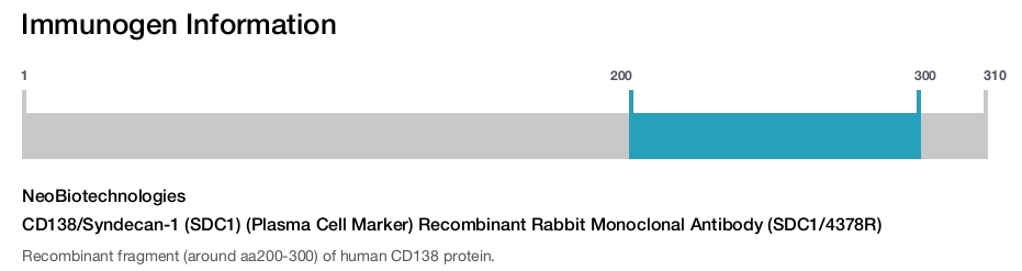 CD138/Syndecan-1 (SDC1) (Plasma Cell Marker) Recombinant Rabbit Monoclonal Antibody (SDC1/4378R)