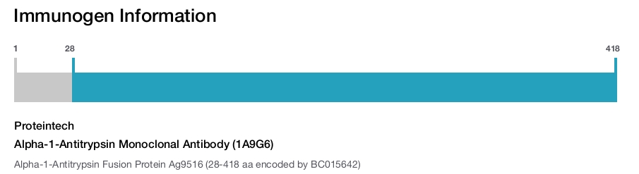 Alpha-1-Antitrypsin Monoclonal Antibody (1A9G6)