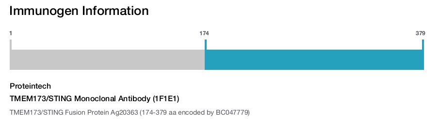 TMEM173/STING Monoclonal Antibody (1F1E1)
