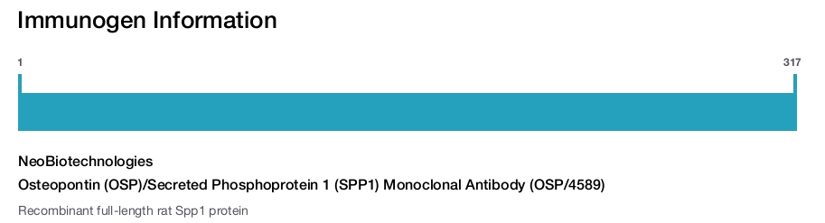 Osteopontin (OSP)/Secreted Phosphoprotein 1 (SPP1) Monoclonal Antibody (OSP/4589)