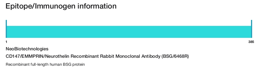 CD147/EMMPRIN/Neurothelin Recombinant Rabbit Monoclonal Antibody (BSG/6468R)