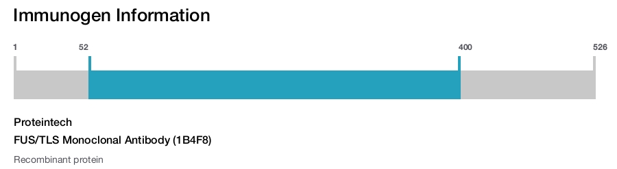 FUS/TLS Monoclonal Antibody (1B4F8)