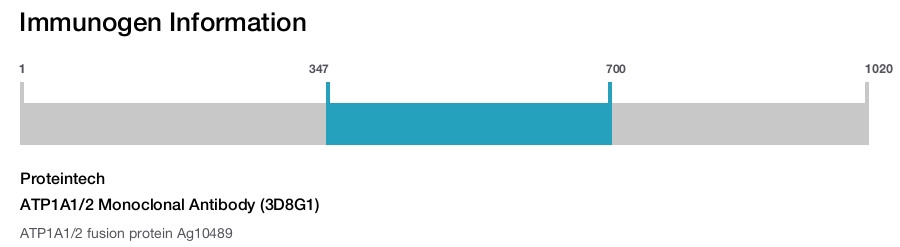 ATP1A1/2 Monoclonal Antibody (3D8G1)