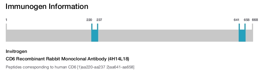 CD6 Recombinant Rabbit Monoclonal Antibody (4H14L18)