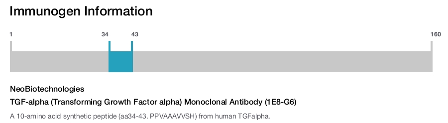TGF-alpha (Transforming Growth Factor alpha) Monoclonal Antibody (1E8-G6)