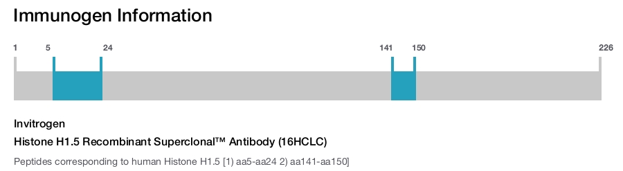 Histone H1.5 Recombinant Superclonal™ Antibody (16HCLC)