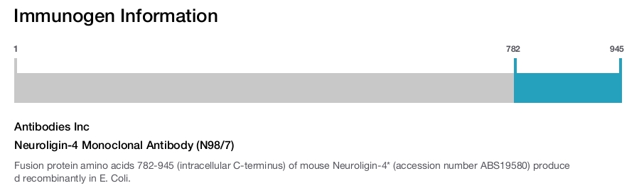 Neuroligin-4 Monoclonal Antibody (N98/7)