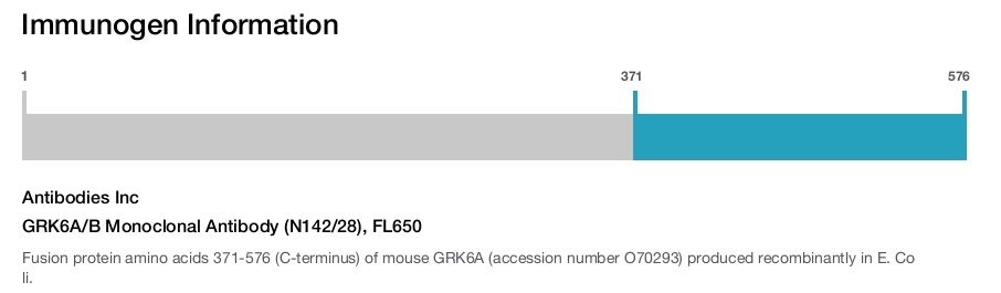 GRK6A/B Monoclonal Antibody (N142/28), FL650