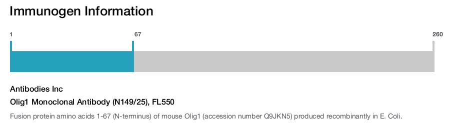 Olig1 Monoclonal Antibody (N149/25), FL550