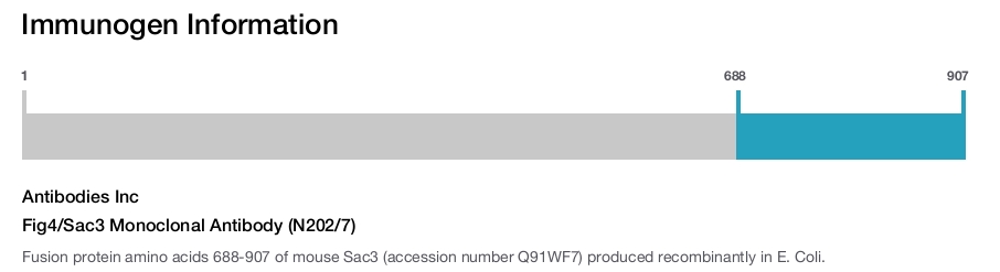 Fig4/Sac3 Monoclonal Antibody (N202/7)