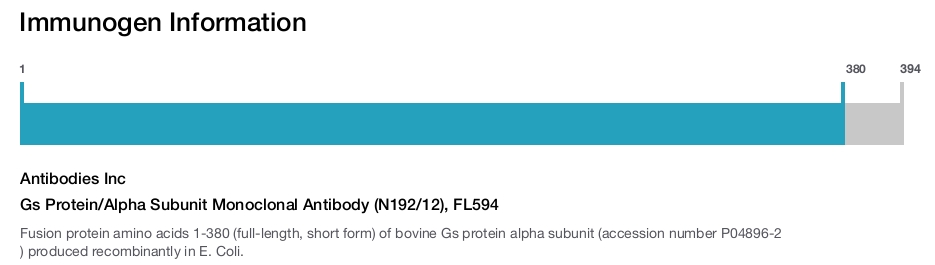 Gs Protein/Alpha Subunit Monoclonal Antibody (N192/12), FL594