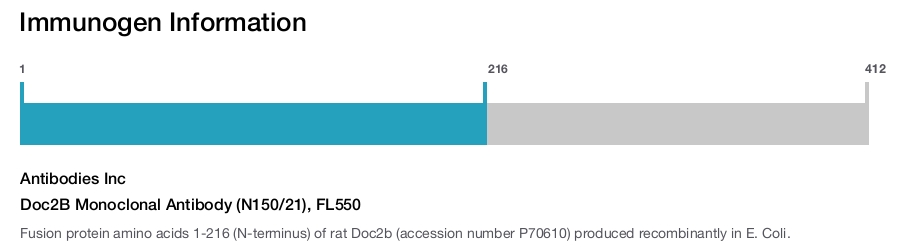 Doc2B Monoclonal Antibody (N150/21), FL550