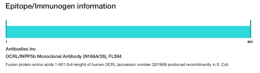 OCRL/INPP5b Monoclonal Antibody (N166A/26), FL594