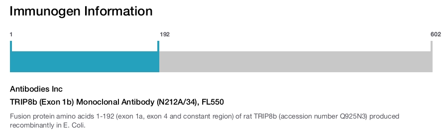 TRIP8b (Exon 1b) Monoclonal Antibody (N212A/34), FL550